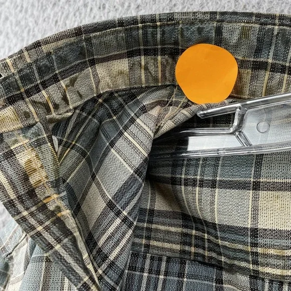 Vintage Carhartt Shirt Men'sXXL Plaid Rugged Outdoor Workwear Western Camp USA